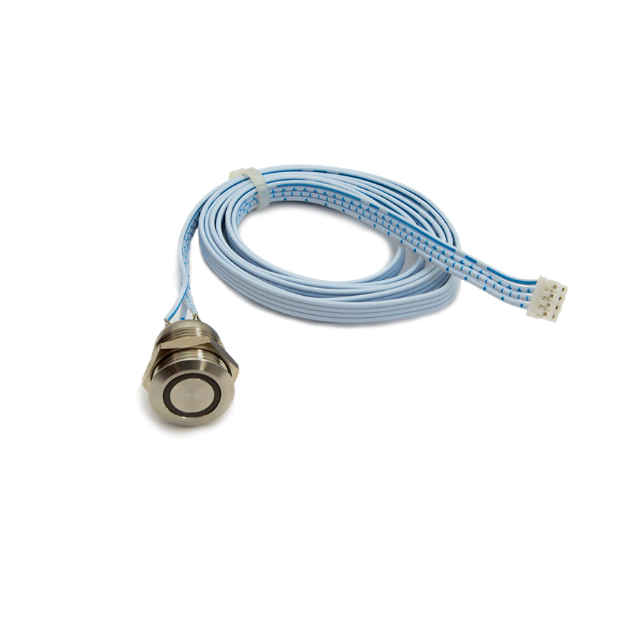 Stainless steel 16mm push button - AD Series